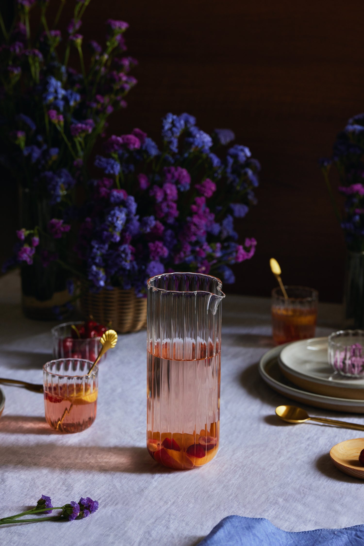 Borosilicate glass pitcher