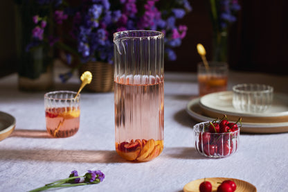 Borosilicate glass pitcher