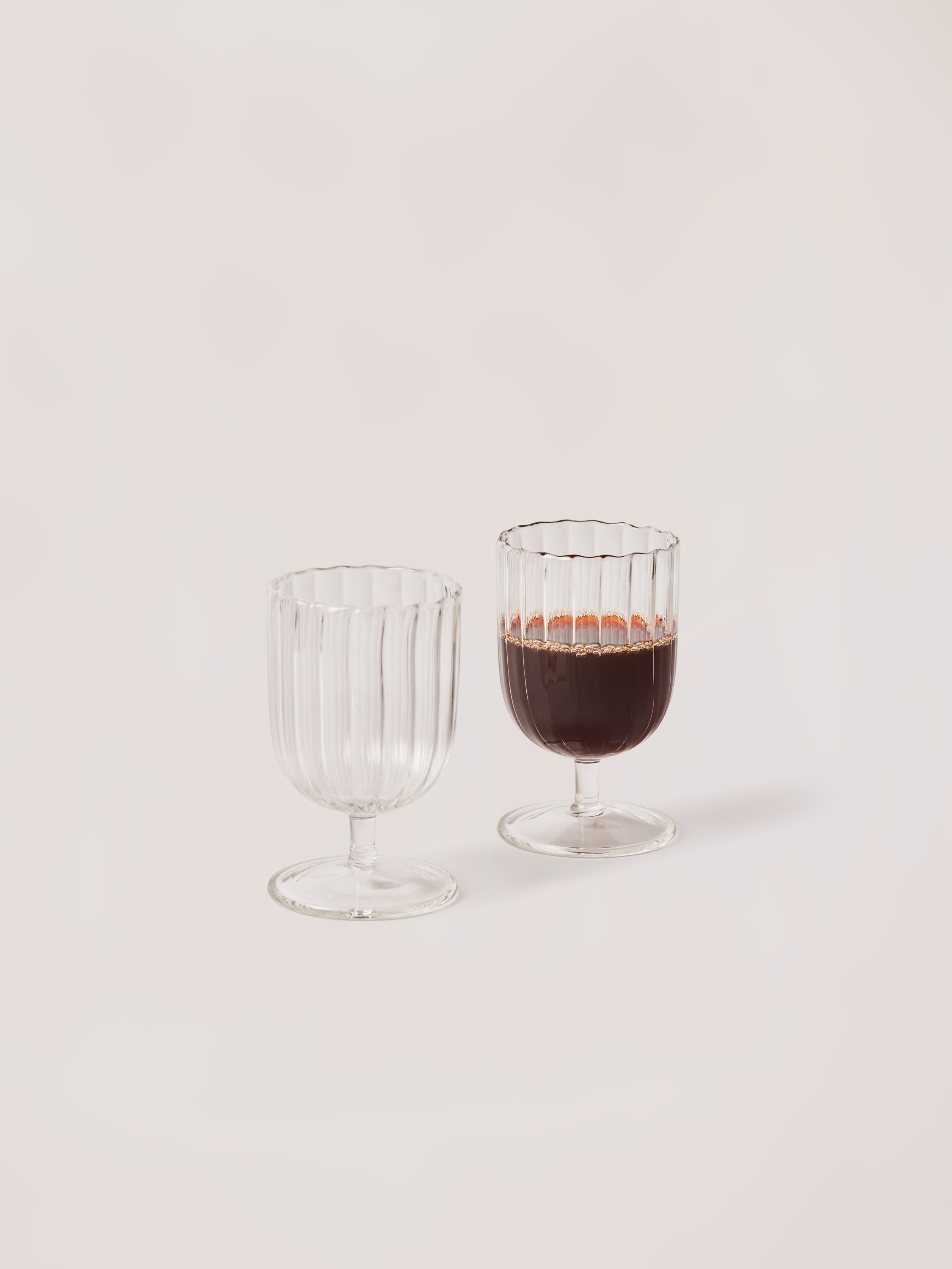 Borosilicate glasses for drinks 