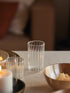 Kira Borosilicate Glass Tall Tumbler in table setting