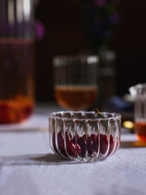 Small glass dessert bowl