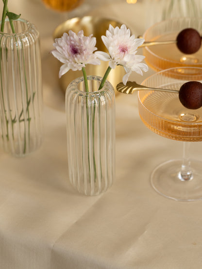Kira Glass Tall Bud Vase, Small