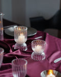 Kira Glass Candle Holder, Set of 2