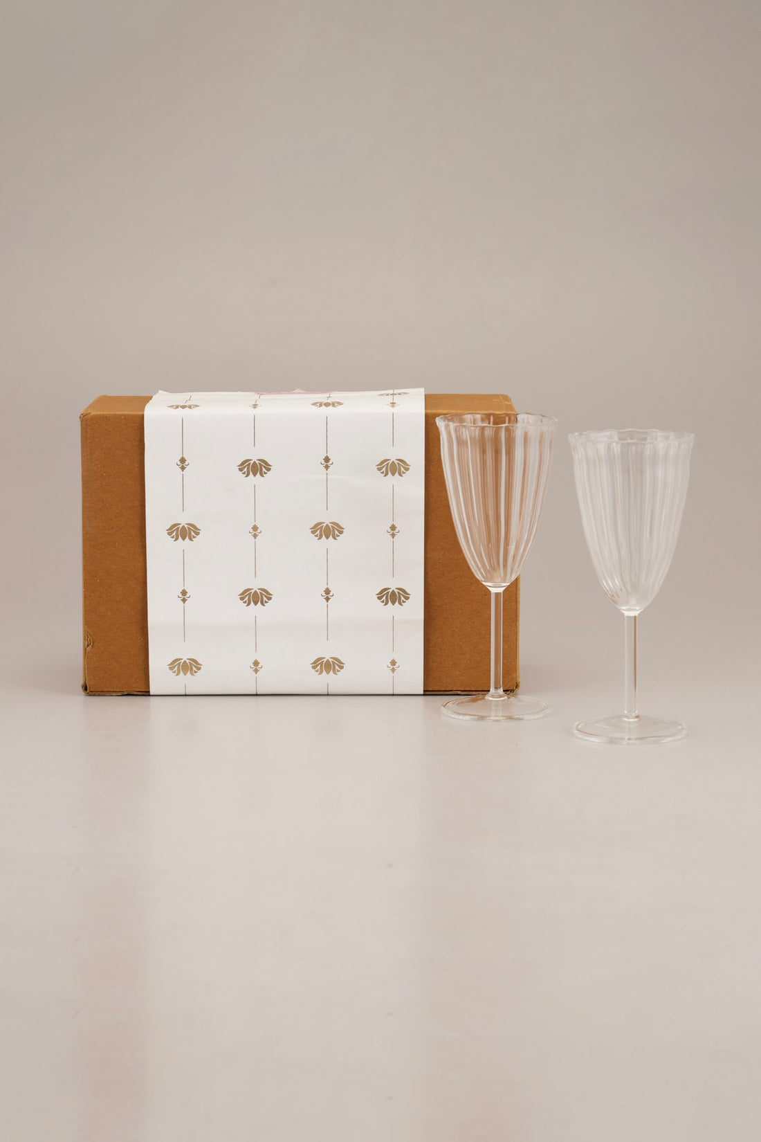 Kira Stemware Champagne Flutes, Set of 2