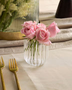 Kira Glass Round Bud Vase, Small