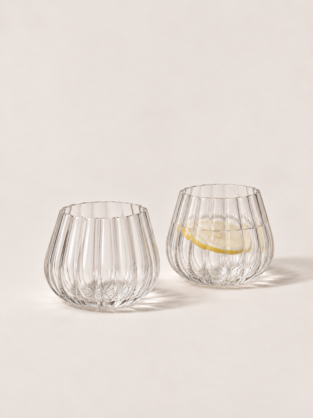 Kira Fluted Tumbler, Set of 2