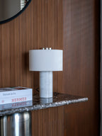 Column Table Lamp, Marble