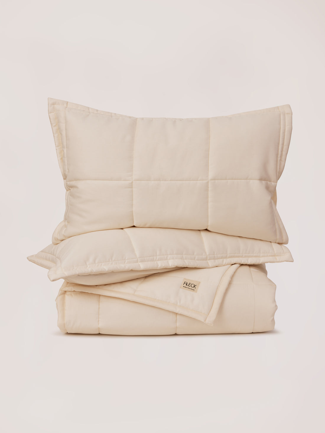 Natural Sateen Box Comforter Set