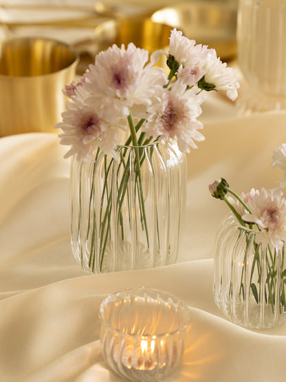 Kira Glass Round Bud Vase, Small