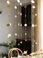 Lotus Brass Hanging Ornaments Set
