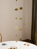 Lotus Brass Hanging Ornaments Set