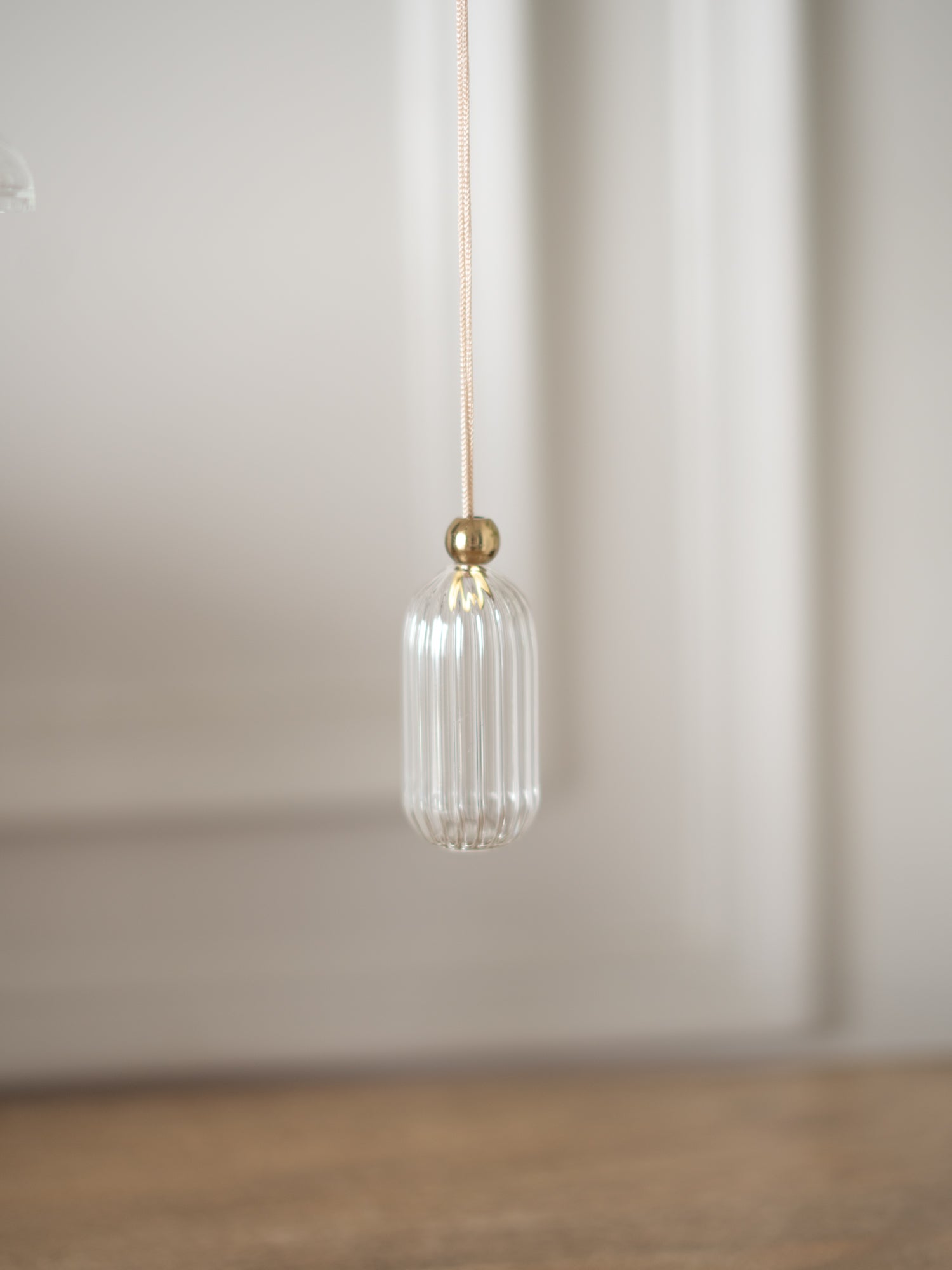 Clear glass hangings