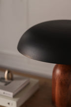 Perisi Table Lamp with Black Metal Shade