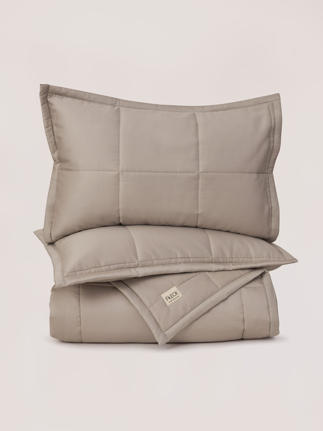 Pewter Sateen Box Comforter Set
