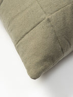 Quilted Cushion Cover, Vetiver