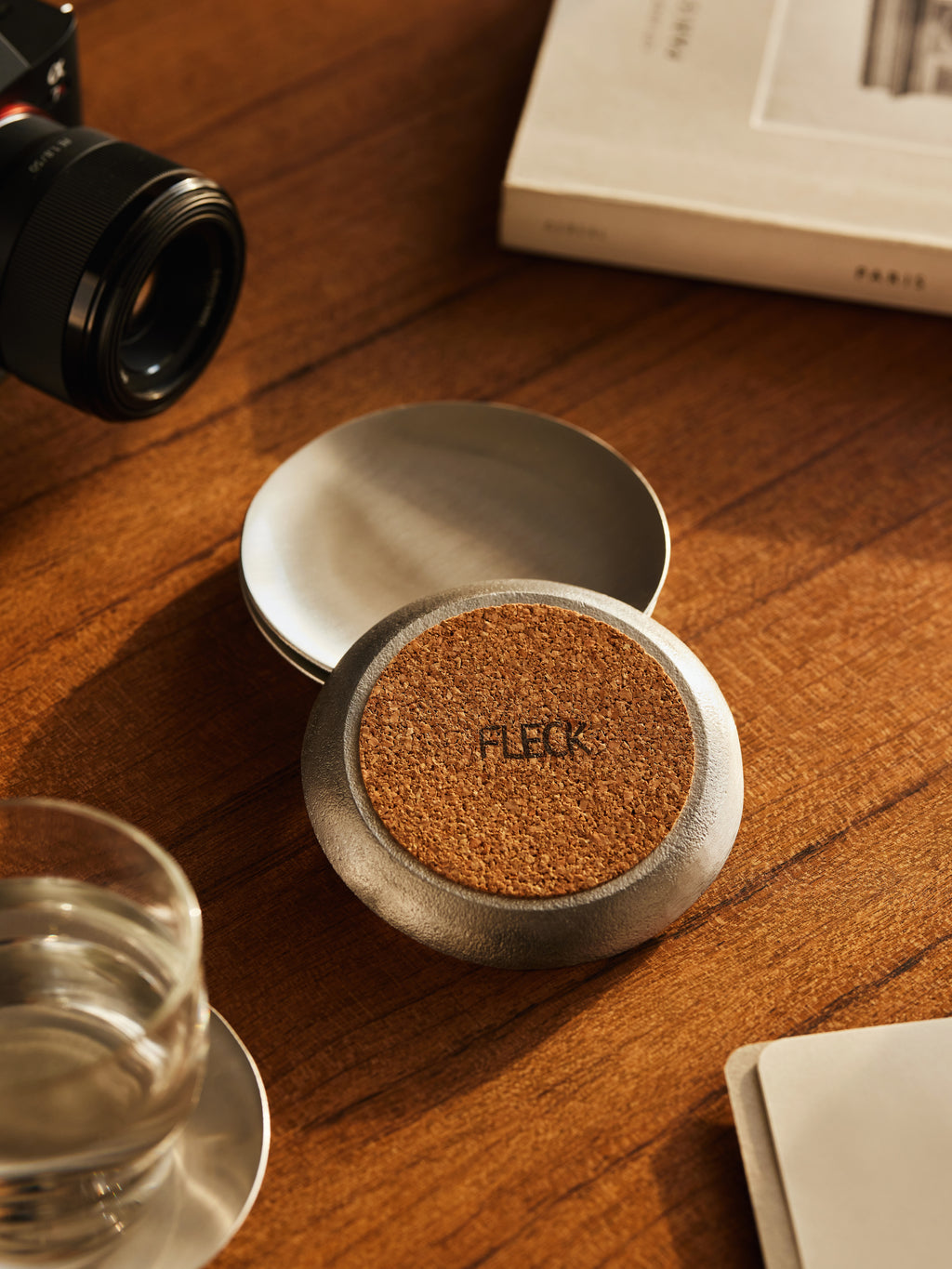 Chrome Coasters, Set of 4