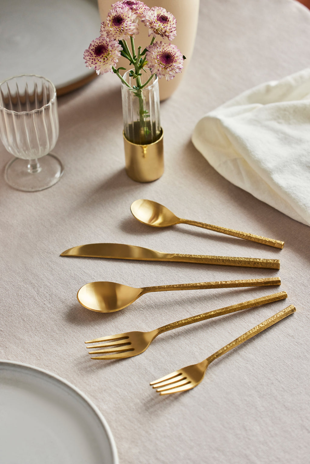Golden Cutlery Set