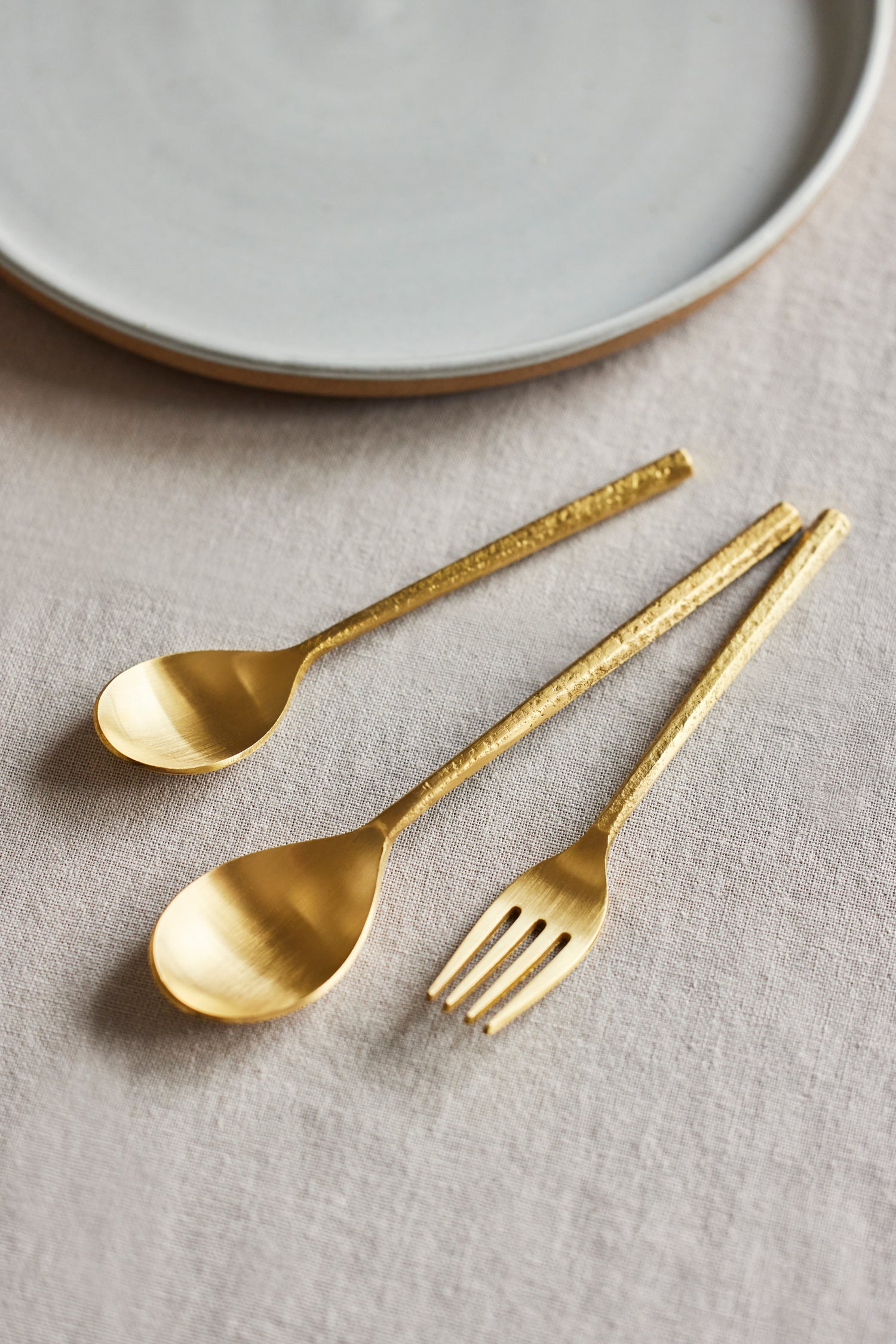 Gold Spoon Set.