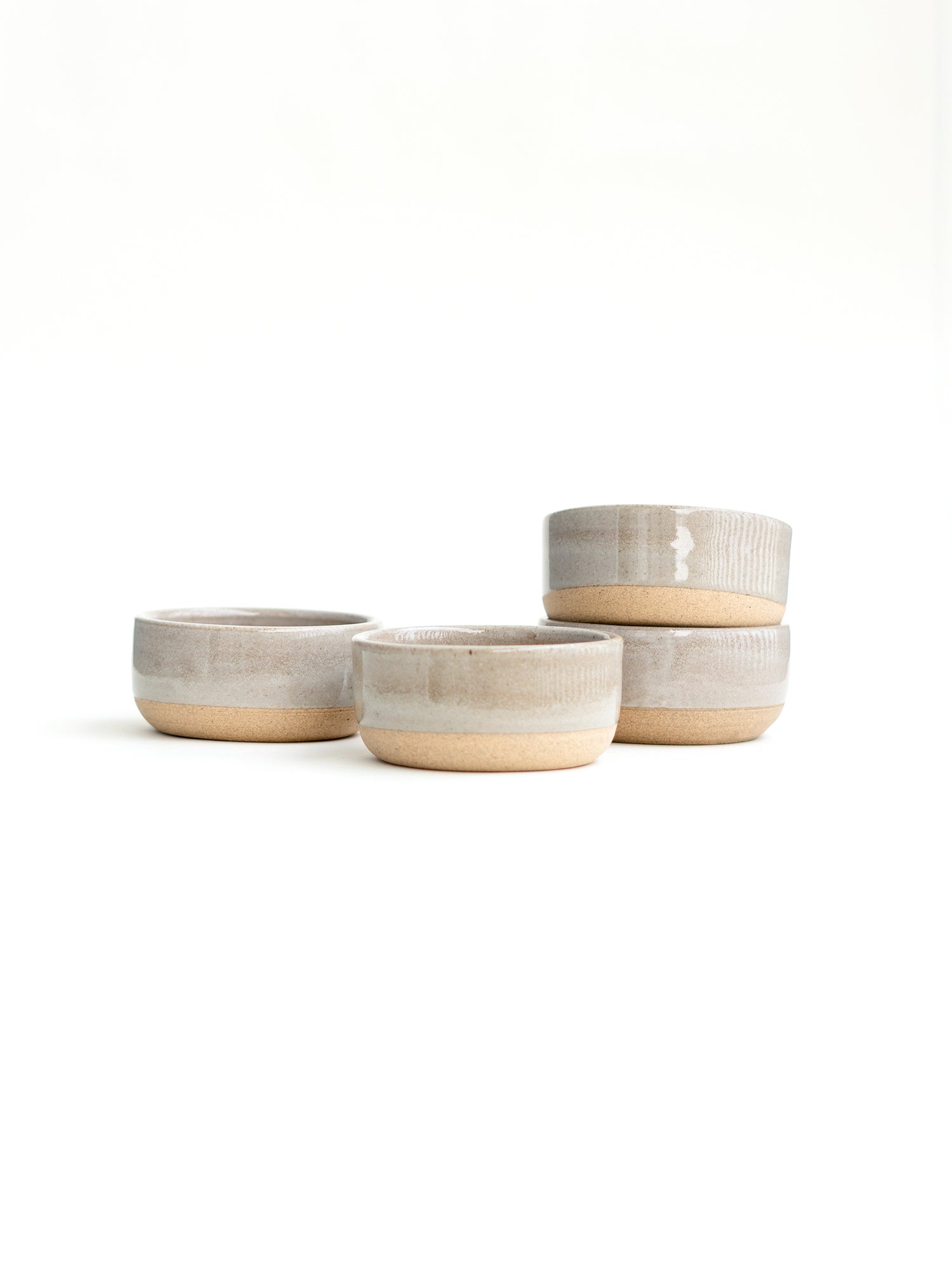 Sand Grey Ceramic Bowls Set of 4
