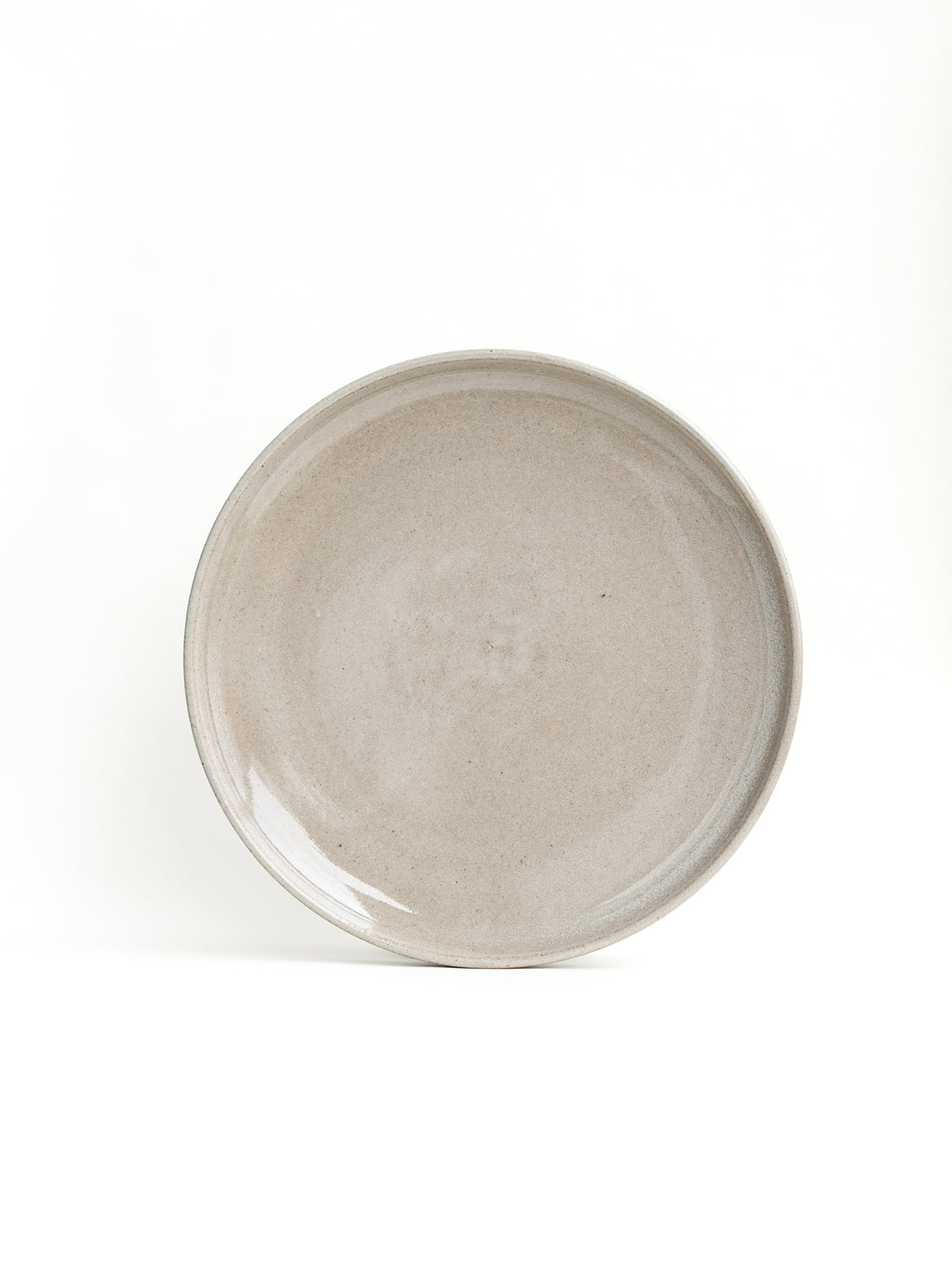 Sand Grey Ceramic Dinner Plate 10.5 inch
