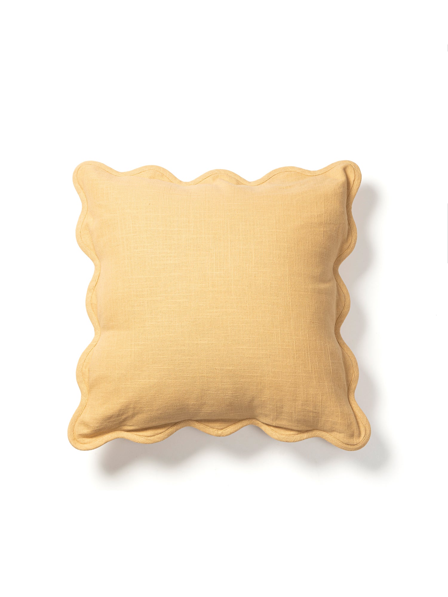 Scalloped Edge Cushion Covers, Sheepskin