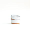Snowdrop Small White Ceramic Bowl Set of 2