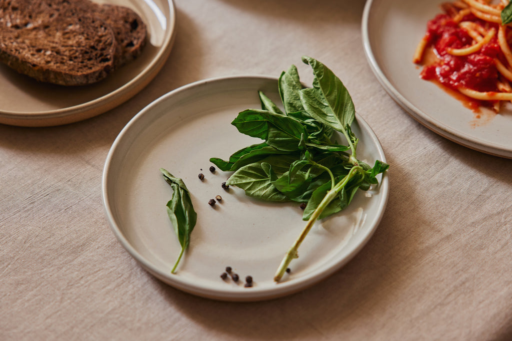 Snowdrop White Ceramic Small plates