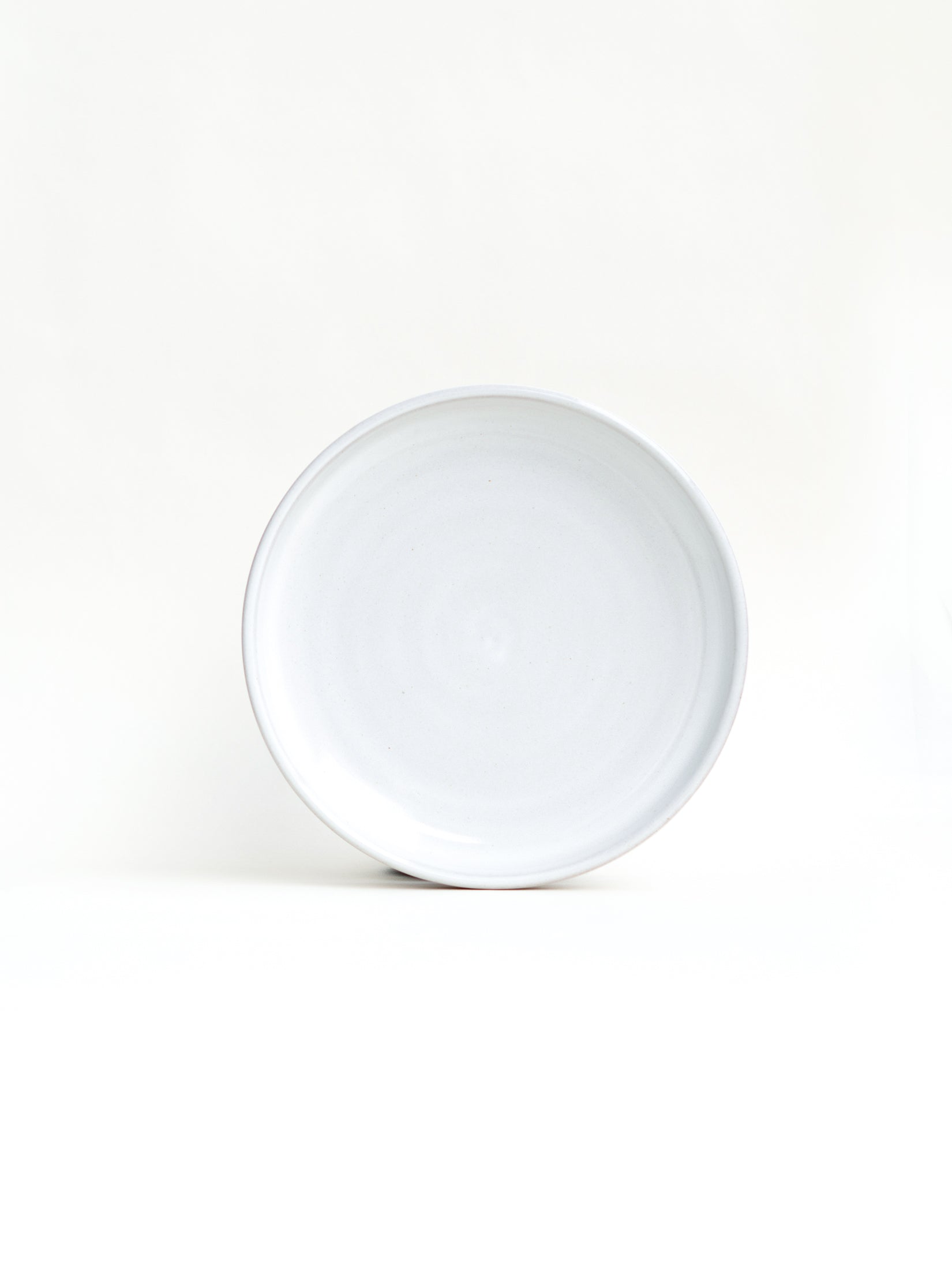 Snowdrop White Stoneware Side Plate