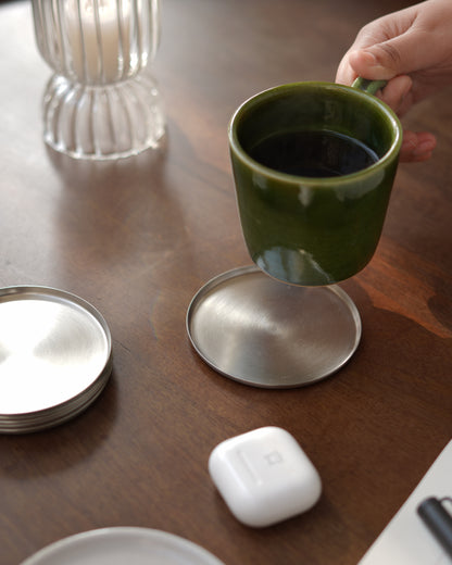 Steel Coasters, Set of 6