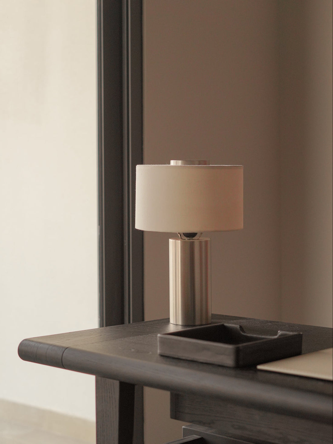 Column Table Lamp, Steel