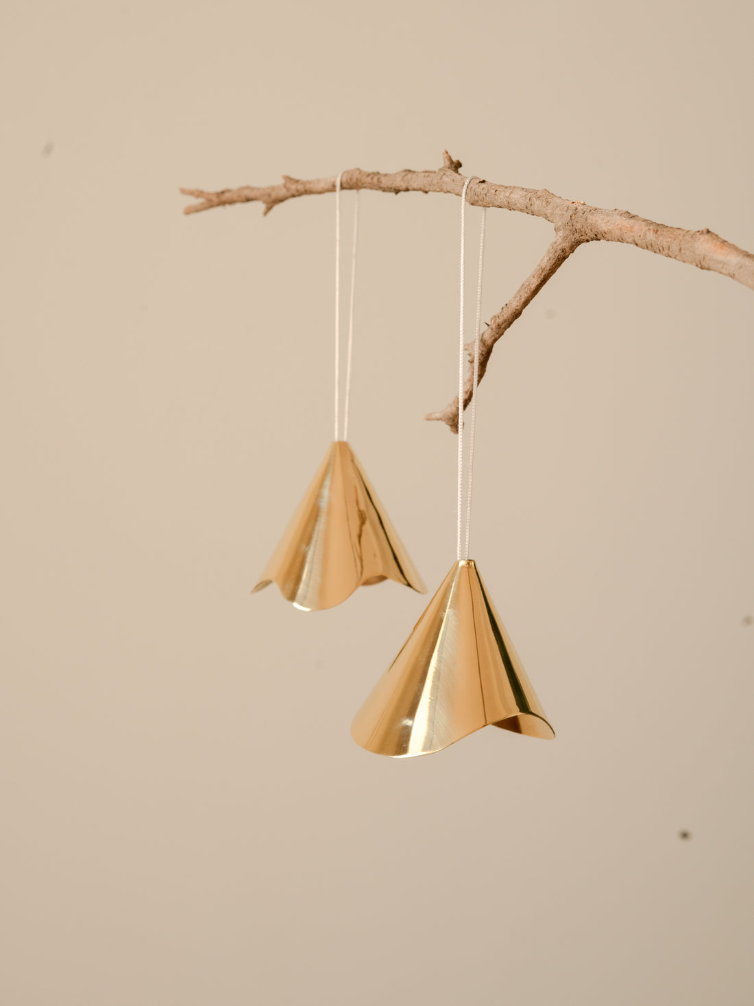 Tall Cut Flower Ornaments, Set of 2