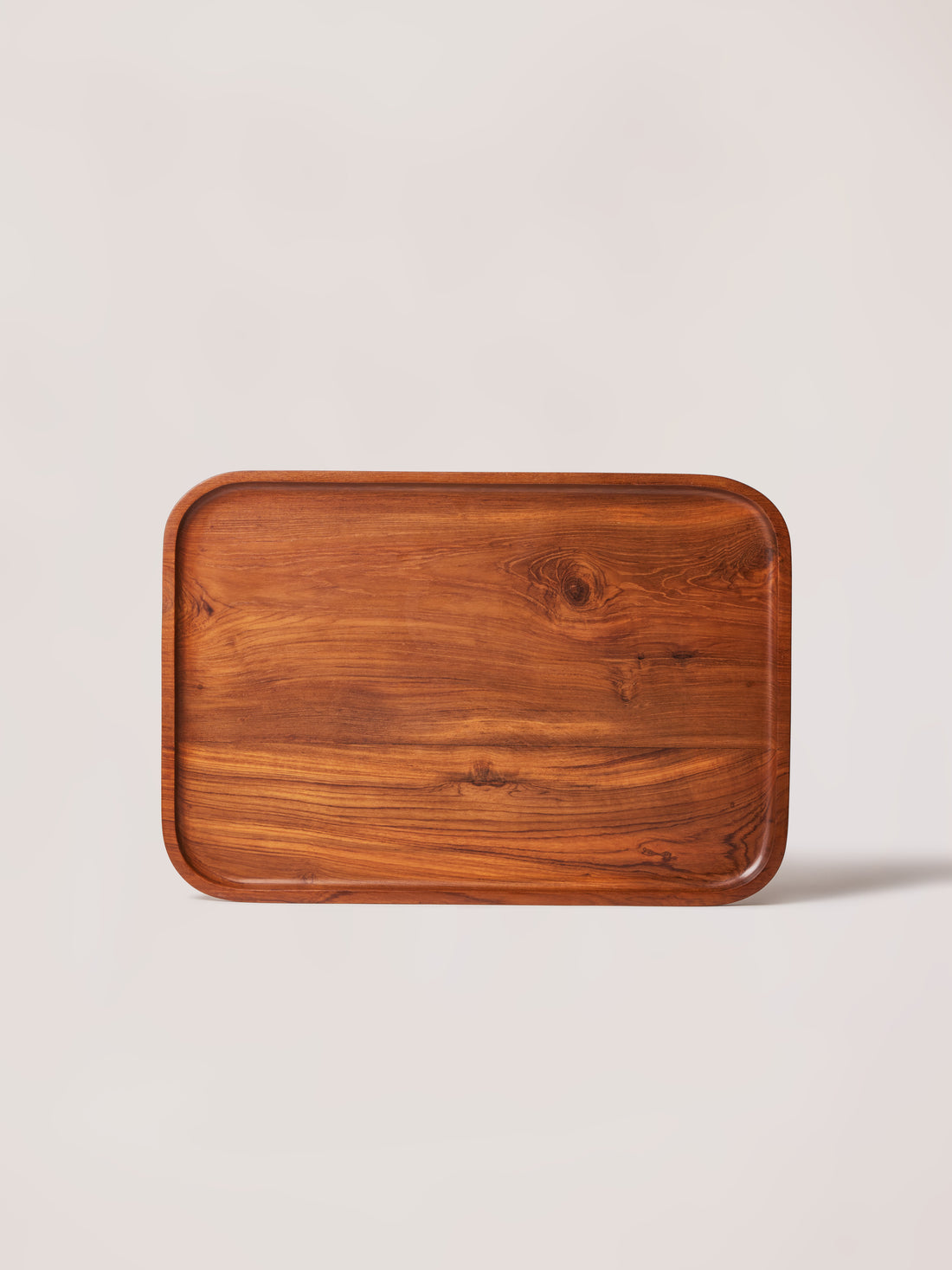 minimal teak wood trays 