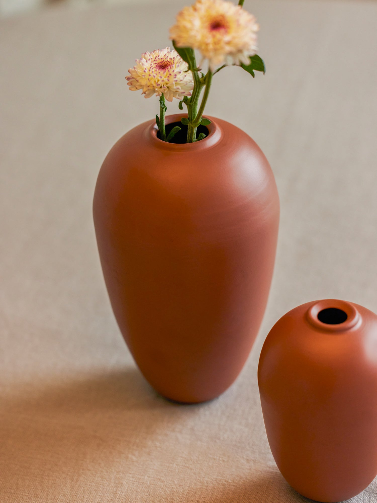 Bud vases, Terracotta