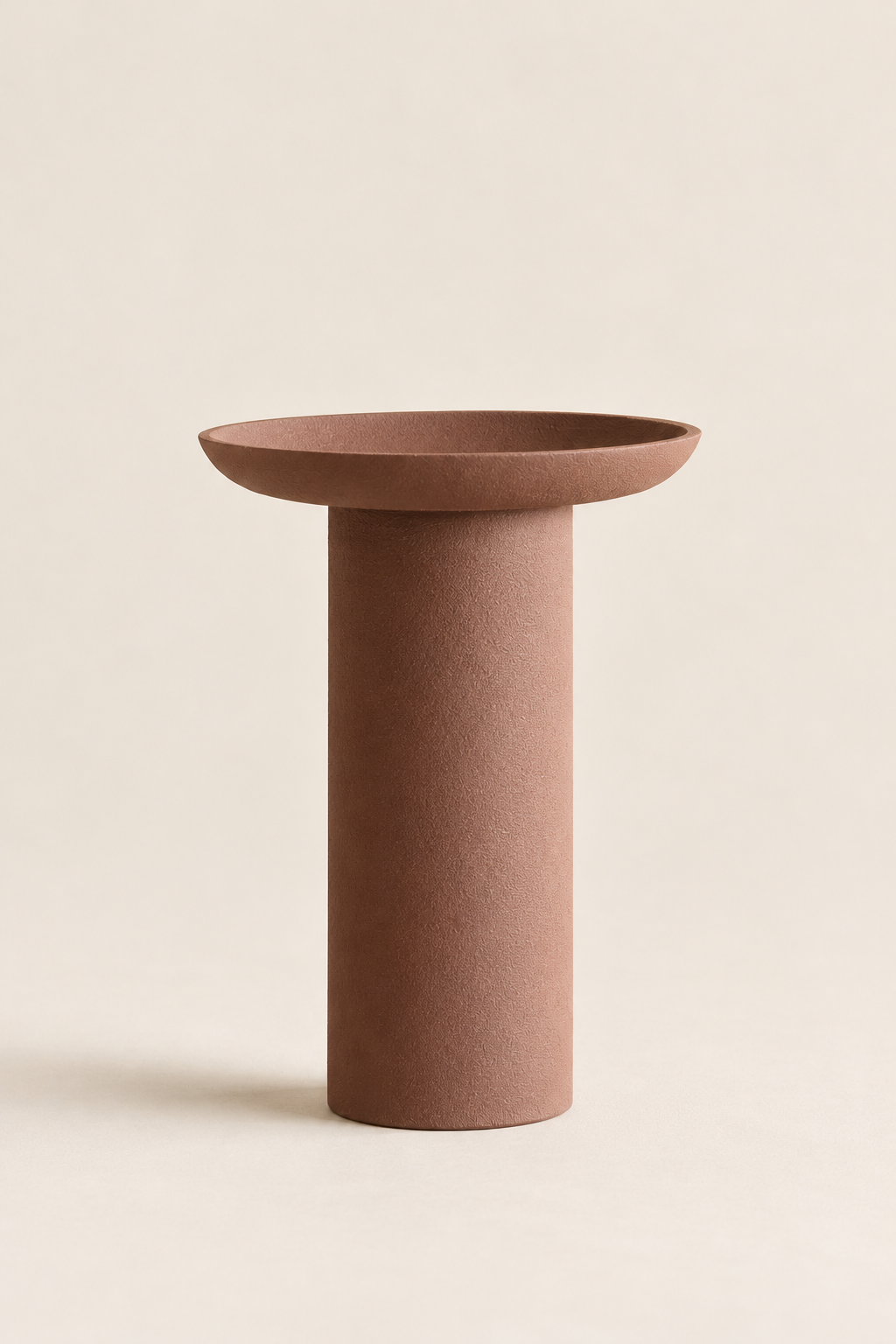 Cinnabari Vase, Tall, Mocha Mousse