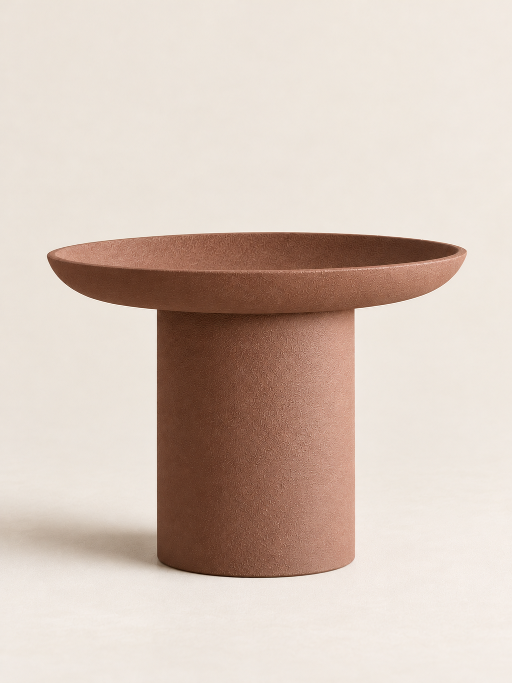 Cinnabari Vase, Stout, Mocha Mousse