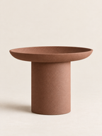 Cinnabari Vase, Stout, Mocha Mousse