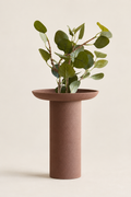 Cinnabari Vase, Tall, Mocha Mousse