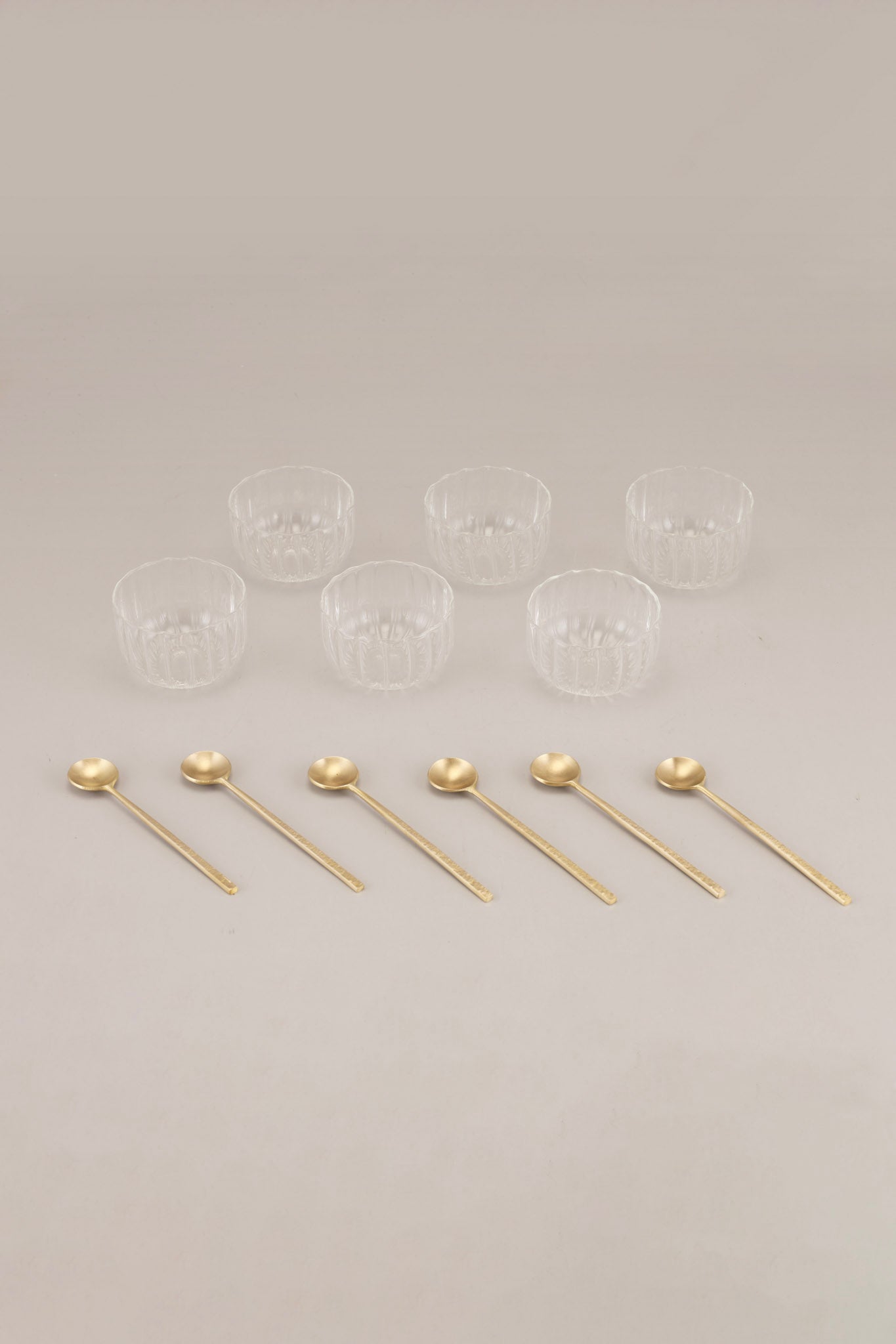 The Dessert Affair Gift Box, Set of 6 bowls &amp; spoons