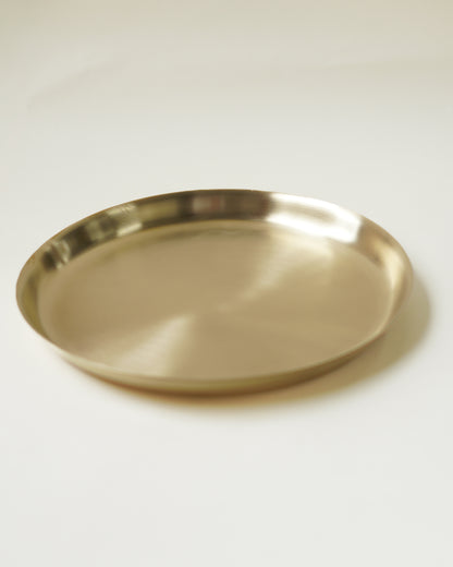 Turtle Brass Dinner Plate, Set of 2