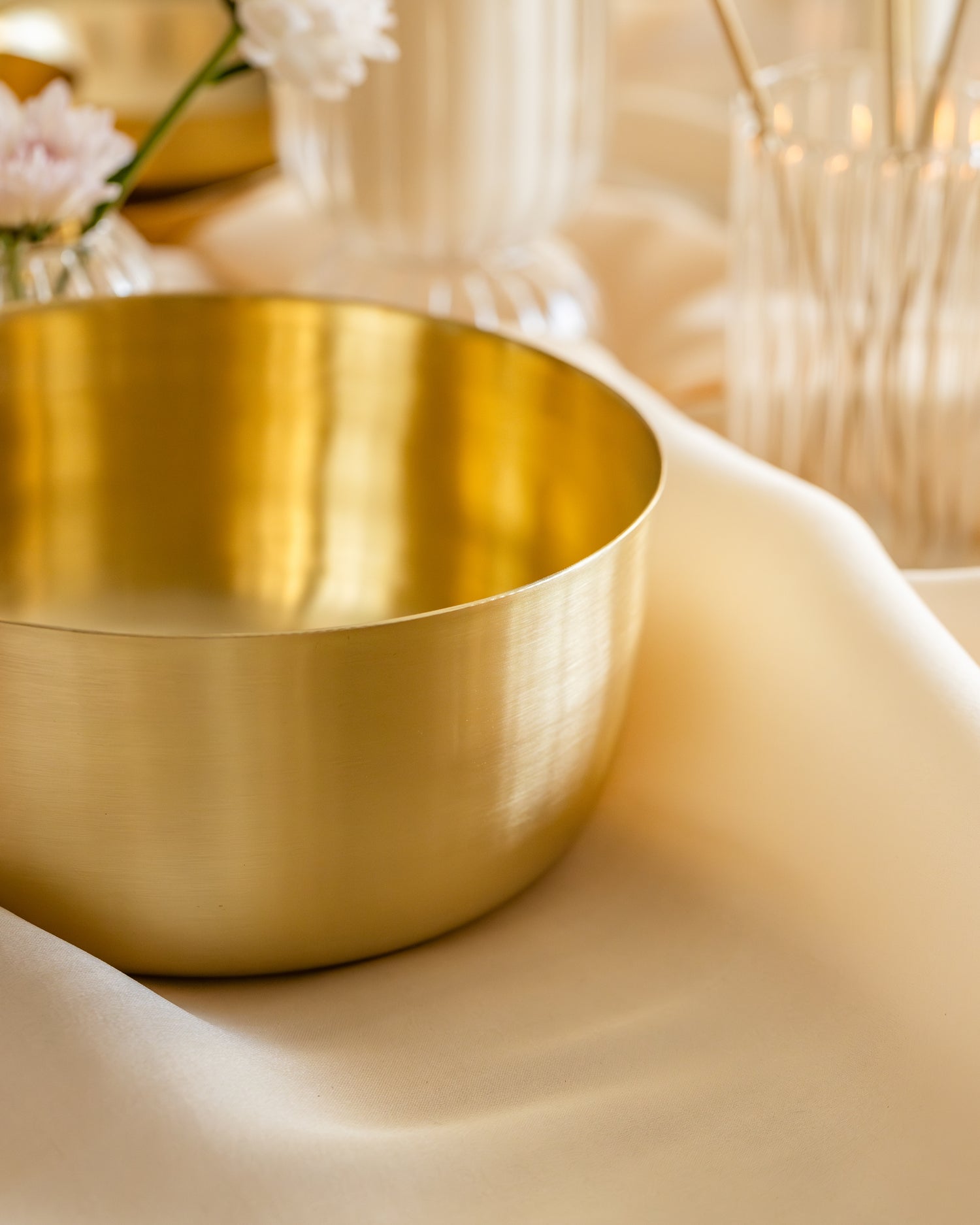 Turtle Brass Serving Bowl, Medium