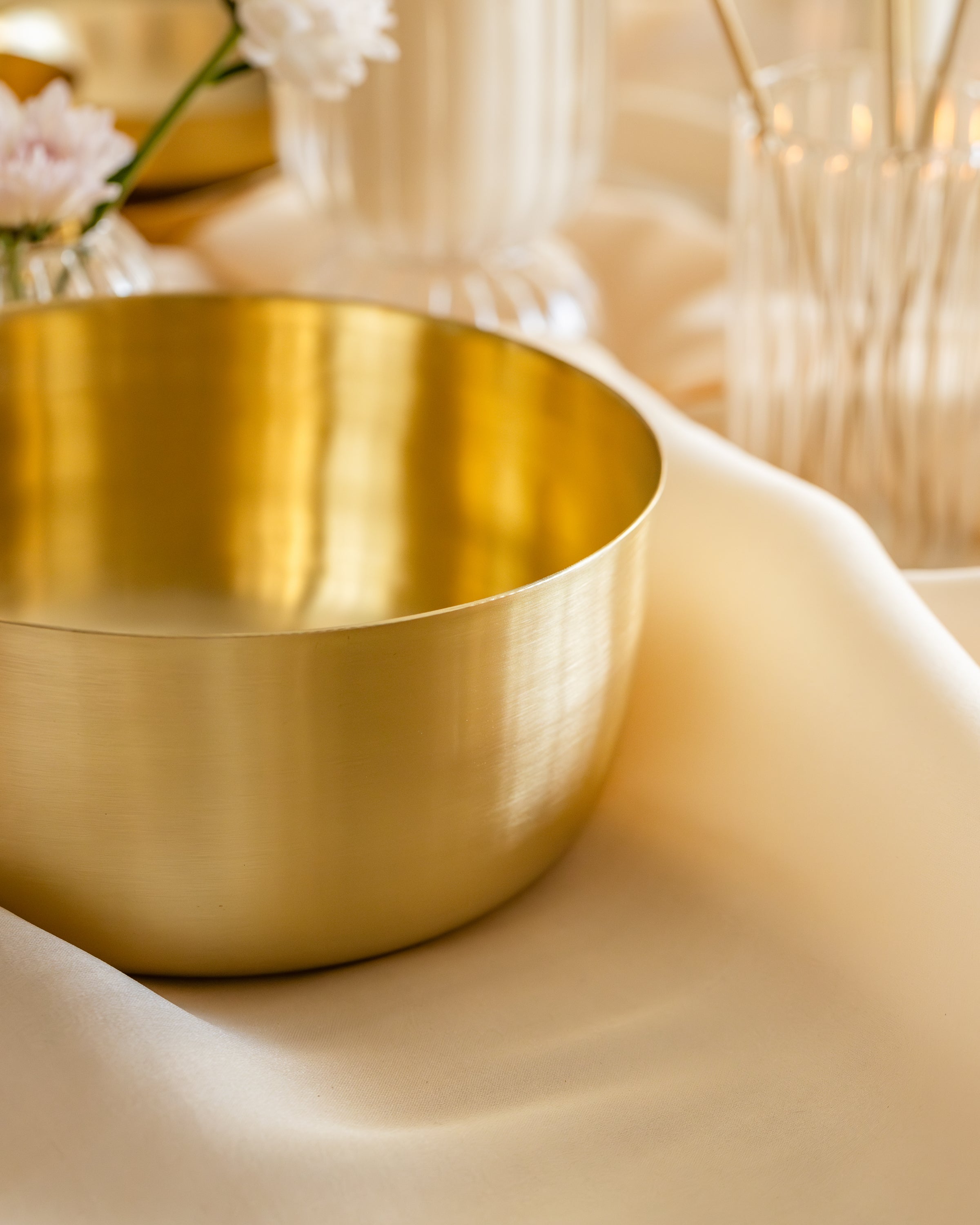 Turtle Brass Serving Bowl, Medium