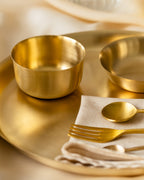 Turtle Brass Deep Bowls, Set of 2