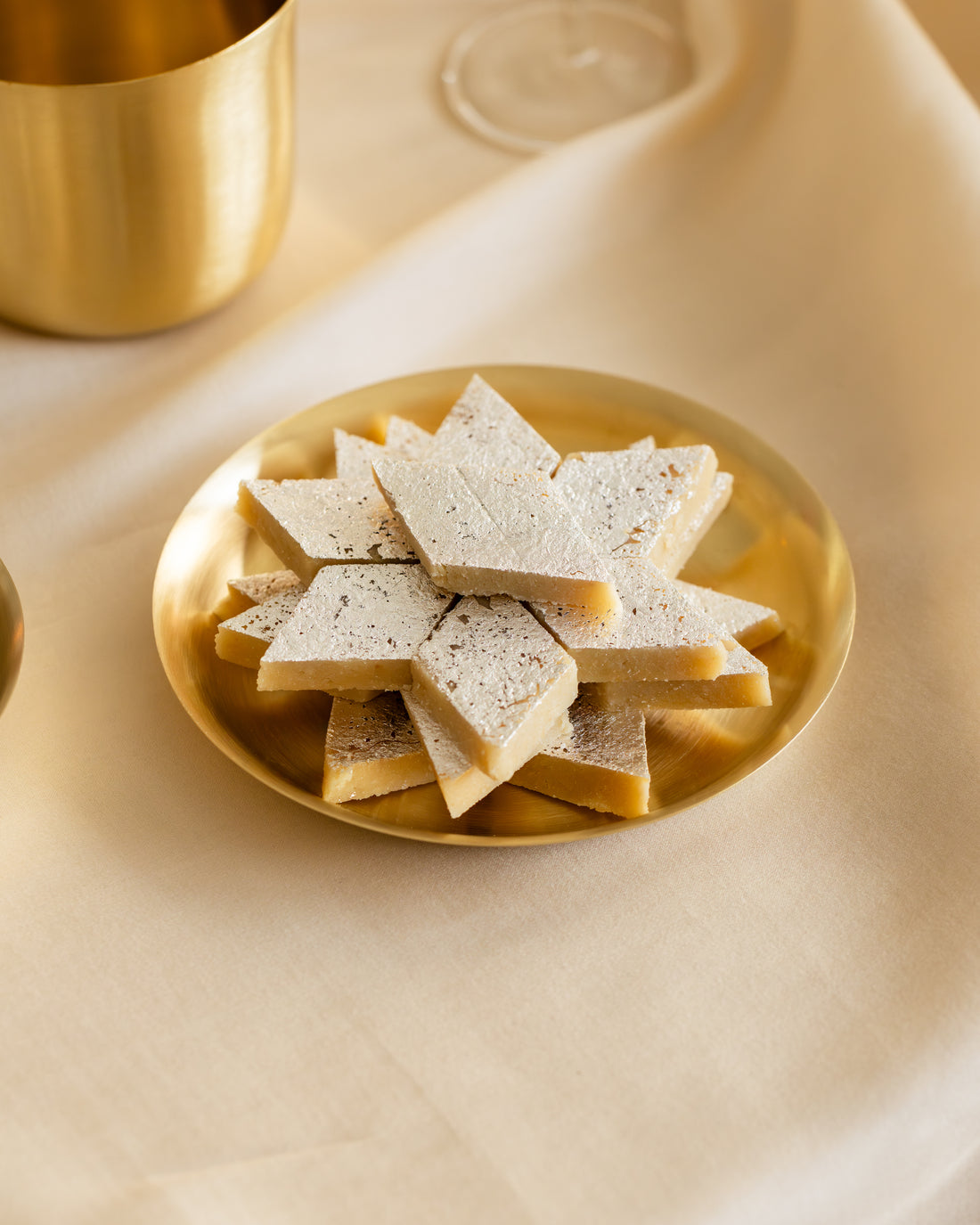 Turtle Brass Snack Plate, Set of 2