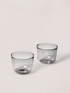 grey Glass coffee latte cup