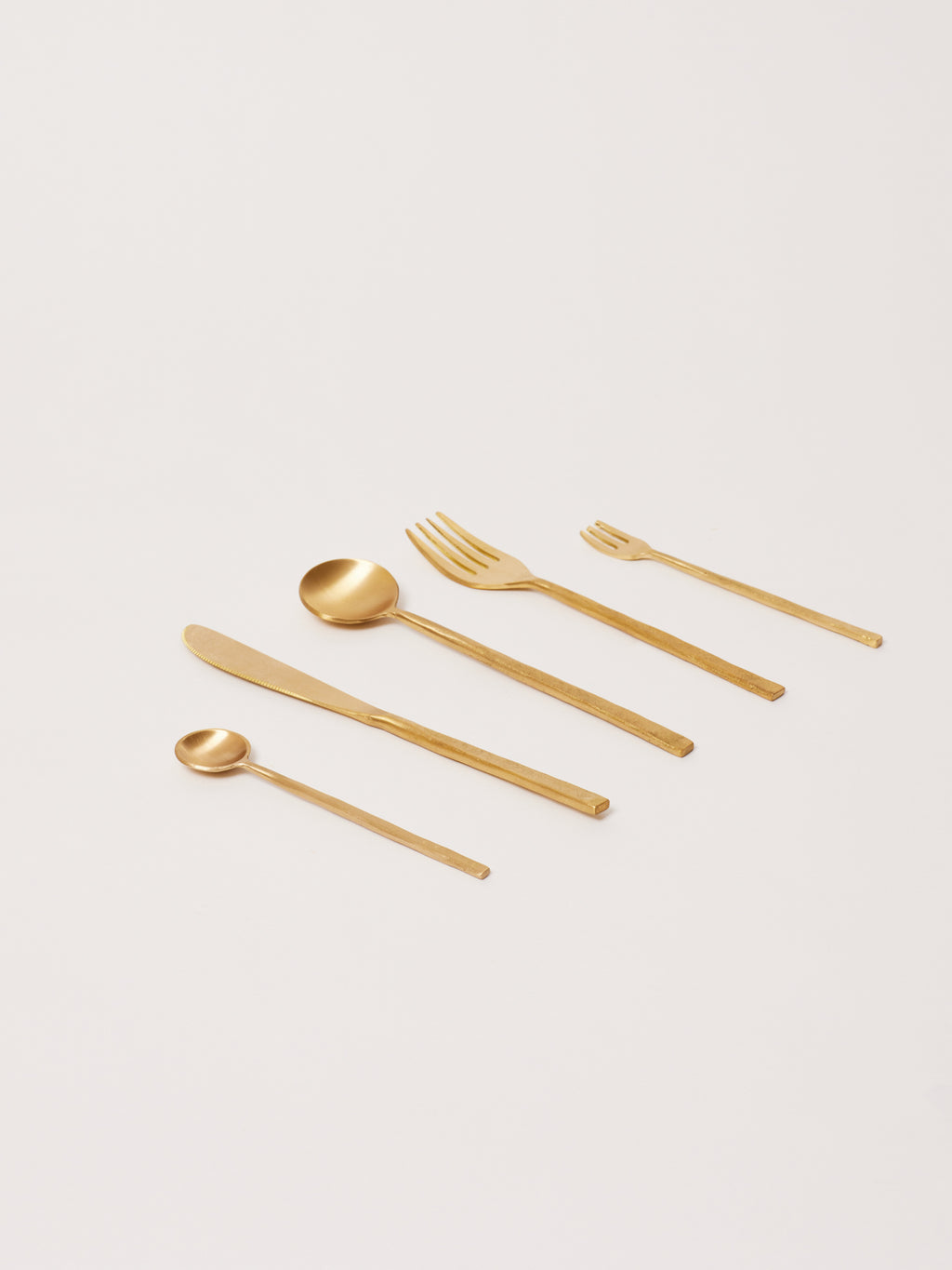 Wabi Brass Organic Cutlery Set 