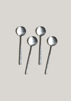 Wabi Soup Spoons, Stainless Steel, Set of 4