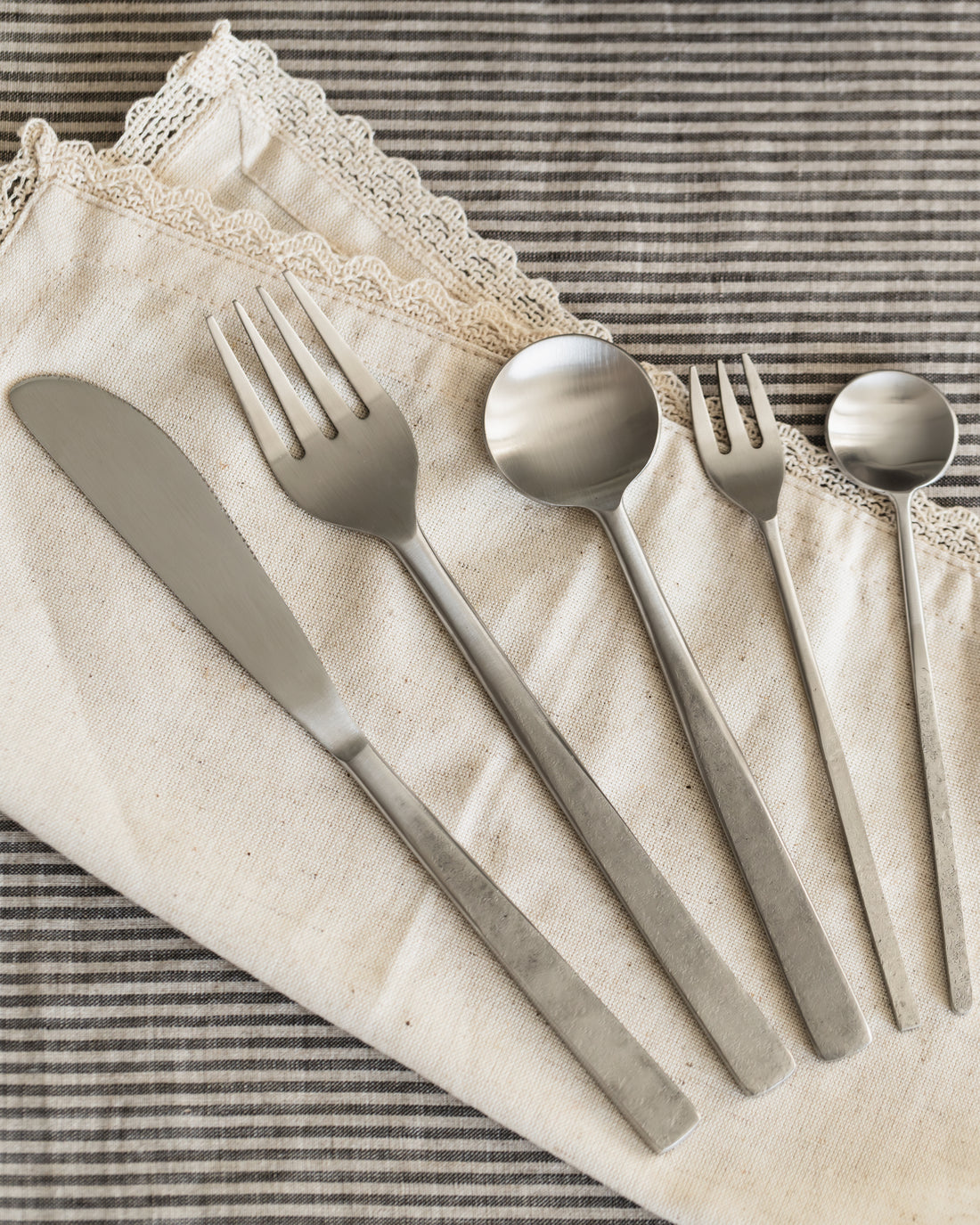 Wabi Cutlery Set, Stainless Steel