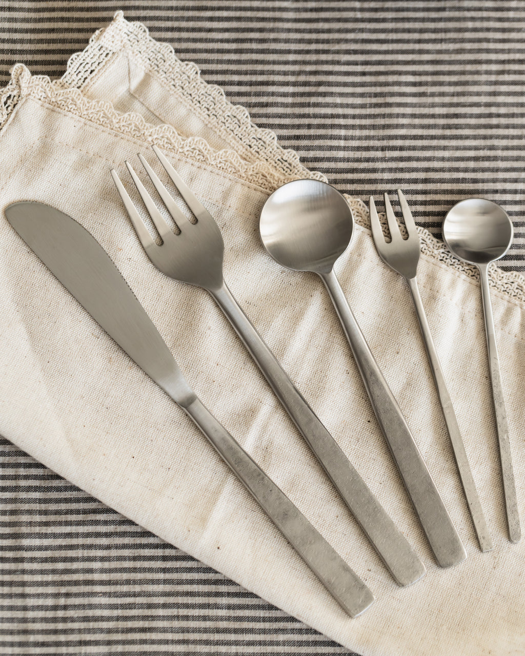 Wabi Cutlery Set, Stainless Steel