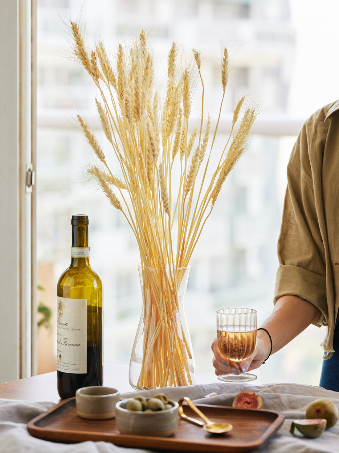Wheat Grass Bunch in vase