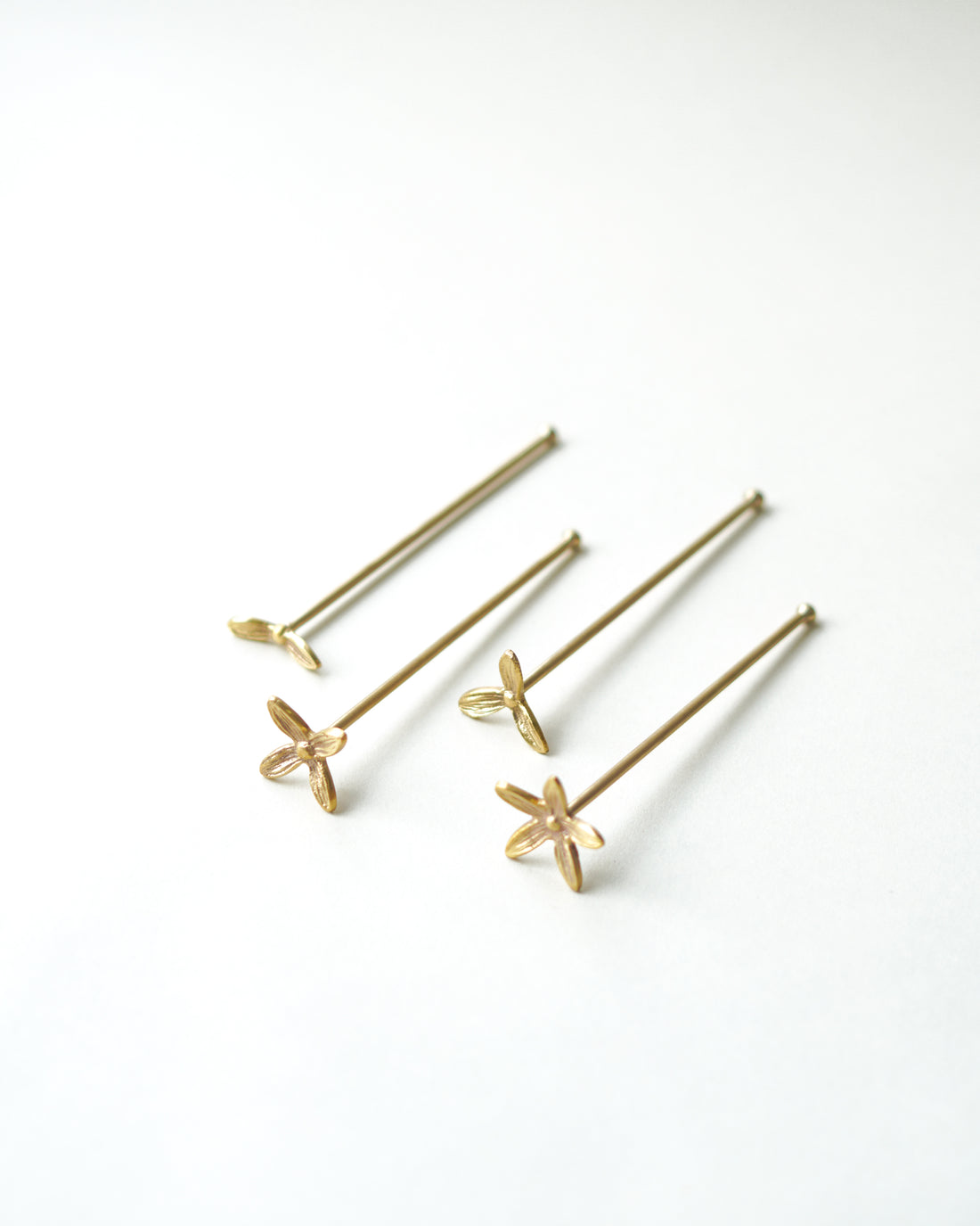 Wild Flower Stirrers, Set Of 4, Small